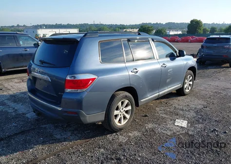 2013 Toyota Highlander Se V6 from USA, damaged, VIN 5TDBK3EH9DS256241